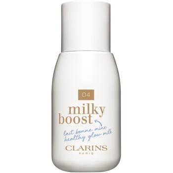Clarins Milky Boost tónovací mléko pro sjednocení barevného tónu pleti odstín 04 Milky Auburn 50 ml