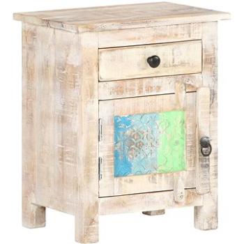 Noční stolek 40 × 30 × 50 cm hrubé akáciové dřevo (320233)
