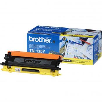 BROTHER TN-135 - originální toner, žlutý, 4000 stran