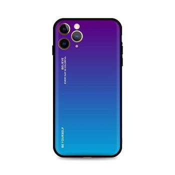 TopQ Kryt LUXURY iPhone 11 Pro pevný duhový purpurový 92478 (92478)