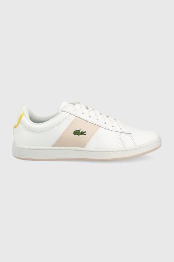 Sneakers boty Lacoste Carnaby Evo 0722 4 bílá barva