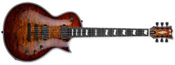 ESP E-II Eclipse-QM FL Tiger Eye Sunburst