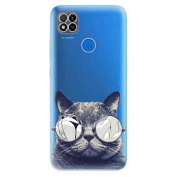 Odolné silikonové pouzdro iSaprio - Crazy Cat 01 - Xiaomi Redmi 9C