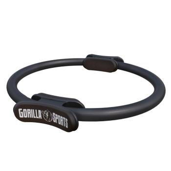 Gorilla Sports Kruh na pilates, 36 cm, černý