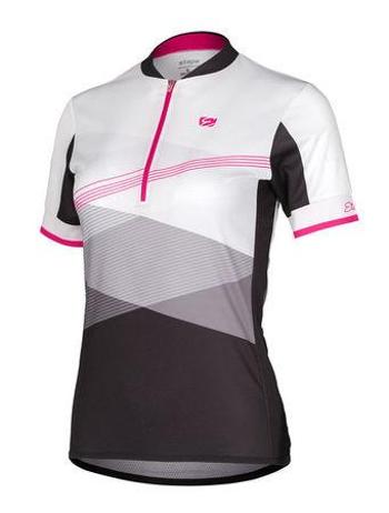 Etape – dámský dres LIV, bílá/růžová XL