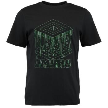 Umbro DOWNLOAD GRAPHIC TEE Pánské triko, černá, velikost