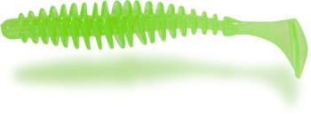 Magic Trout Gumová nástraha T-Worm Paddler 1,5g 5,5cm Sýr 6ks - Neon zelená