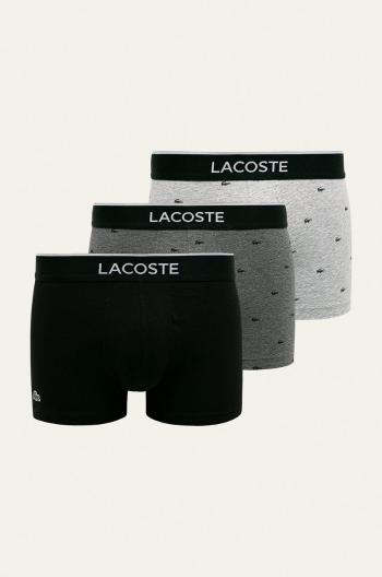 Funkční prádlo Lacoste (3-pack) pánské, černá barva