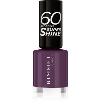 Rimmel 60 Seconds Super Shine lak na nehty odstín 562 Purple Riot 8 ml