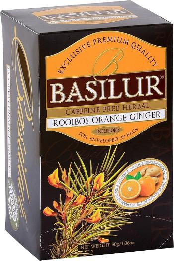 Basilur Rooibos Orange Ginger sáčky 20 x 1.5 g