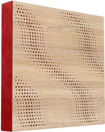 Mega Acoustic FiberPRO60 SineWave Sonoma Oak/Red Absorpční dřevěný panel