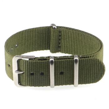 NATO řemínek khaki zelený 22 mm - 22 mm