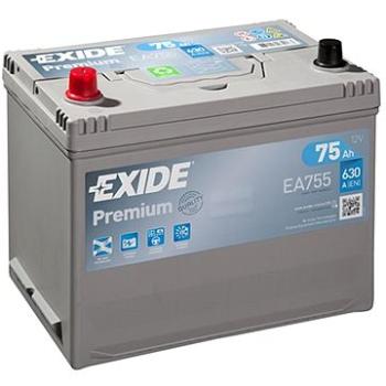 EXIDE Premium 75Ah, 12V, EA755 (EA755)