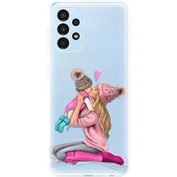 iSaprio Kissing Mom pro Blond and Girl pro Samsung Galaxy A13 (kmblogirl-TPU3-A13)