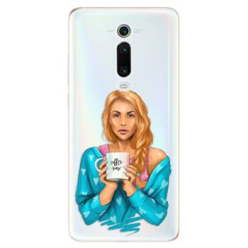 Odolné silikonové pouzdro iSaprio - Coffe Now - Redhead - Xiaomi Mi 9T Pro