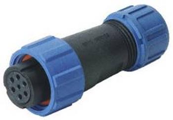 Kulatý konektor série DELKSP1310 Deltron Connectors DELKSP1310/S7I, kulatý konektor DIN, Provedení konektoru: zásuvka, rovná IP68, nylon 6.6 UL 94V-0,