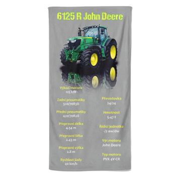 Osuška John Deere 6125R (Velikost osušky: 100x170cm)