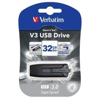 VERBATIM flashdisk 32GB USB 3.0 V3 USB Drive, 49173