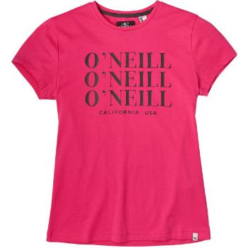 O'Neill LG ALL YEAR SS T-SHIRT Dívčí tričko, růžová, velikost 140