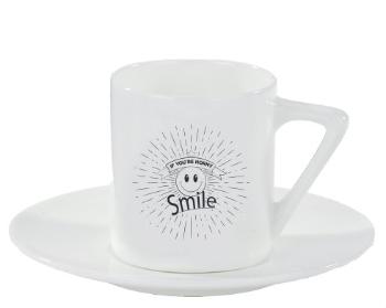 Espresso hrnek s podšálkem 100ml SMILE