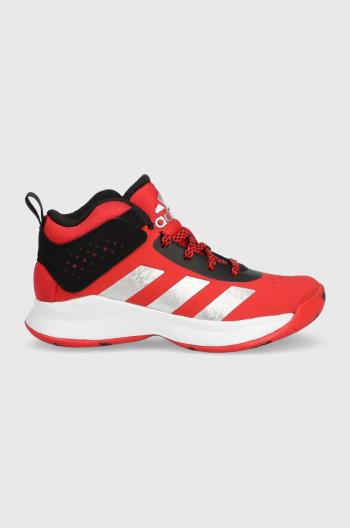 Dětské sneakers boty adidas Performance červená barva