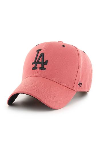 Čepice 47brand růžová barva, s aplikací