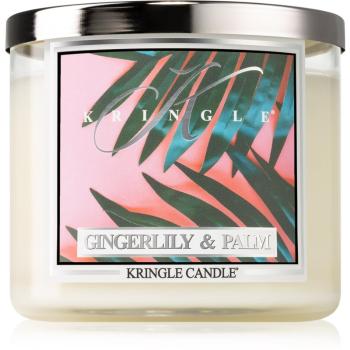 Kringle Candle Gingerlily & Palm vonná svíčka 411 g