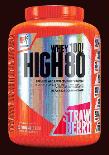 Extrifit High Whey 80 2270 g strawberry