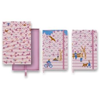 MOLESKINE Sakura Bicycle + Bench L, tvrdé desky, linkovaný + čistý (LESU05SET)