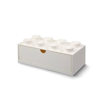 Stolní box 8 se zásuvkou, více variant - LEGO Barva: bílá