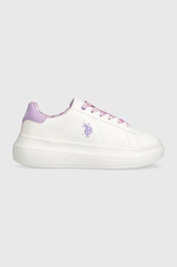 Dětské sneakers boty U.S. Polo Assn. HELIS013A fialová barva