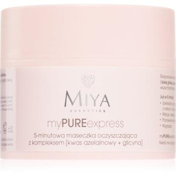 MIYA Cosmetics myPUREexpress čisticí maska pro redukci kožního mazu a minimalizaci pórů 50 g