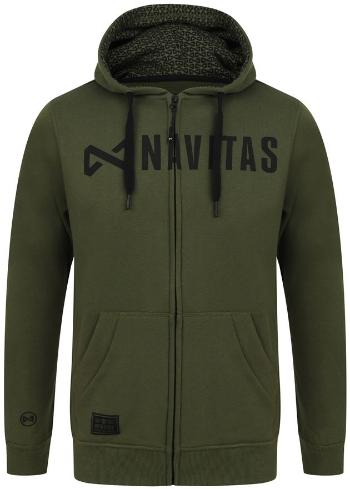 Navitas mikina core zip hoody green - xl