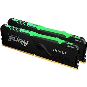 Kingston FURY 32GB KIT DDR4 3733MHz CL19 Beast RGB 1Gx8 (KF437C19BB1AK2/32)