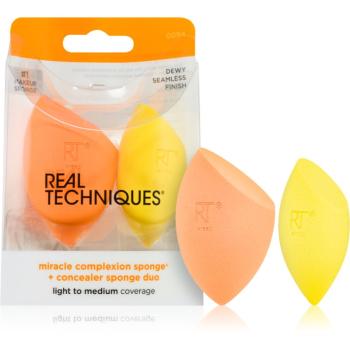 Real Techniques Sponge+ Miracle Complexion & Concealer houbička na make-up 2 ks 1 ks