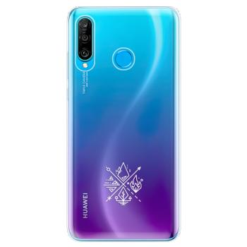 Odolné silikonové pouzdro iSaprio - čiré - Elements - Huawei P30 Lite