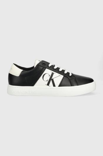Sneakers boty Calvin Klein Jeans YM0YM00569 CLASSIC CUPSOLE R LTH-NY MONOG černá barva