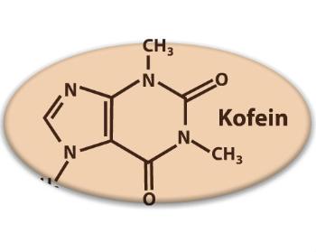 3D samolepky ovál - 5ks Kofein