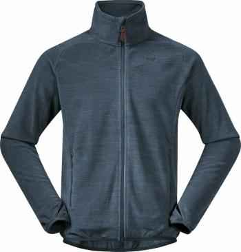 Bergans Hareid Fleece Jacket NoHood Orion Blue S Outdoorová mikina