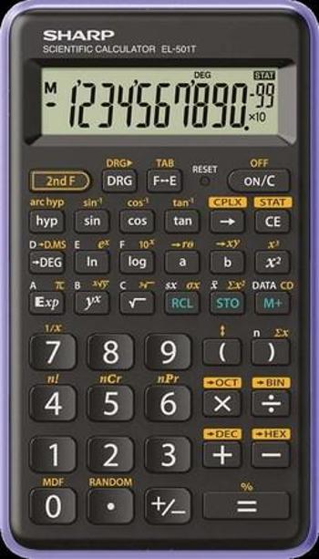 SHARP kalkulačka - EL-501T - zelená (balení blister), SH-EL501TBGR