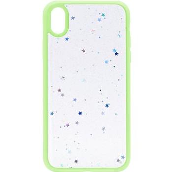 iWill Clear Glitter Star Phone Case pro iPhone XR Green (DIP888-30)