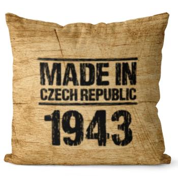 Polštář Made In + rok (Velikost: 40 x 40 cm, rok: 1943)