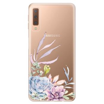 Odolné silikonové pouzdro iSaprio - Succulent 01 - Samsung Galaxy A7 (2018)