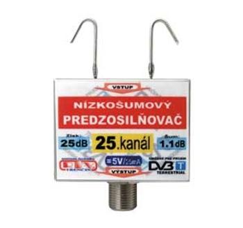 Anténní zesilovač RTV ELEKTRONICS DVB-T 25K 5V 25dB  F