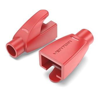 Vention RJ45 Strain Relief Boots Red PVC Type 100 Pack (IODR0-100)
