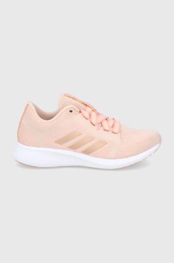 Boty adidas Edge Lux 4 G58473 růžová barva, na plochém podpatku