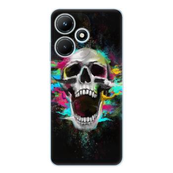 Odolné silikonové pouzdro iSaprio - Skull in Colors - Infinix Hot 30i