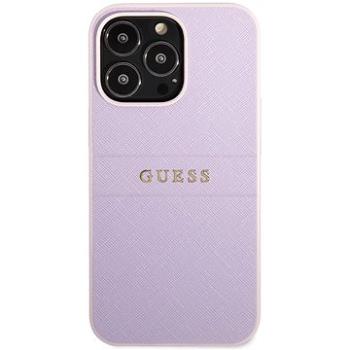 Guess PU Leather Saffiano kryt pro Apple iPhone 13 Pro Purple (GUHCP13LPSASBPU)