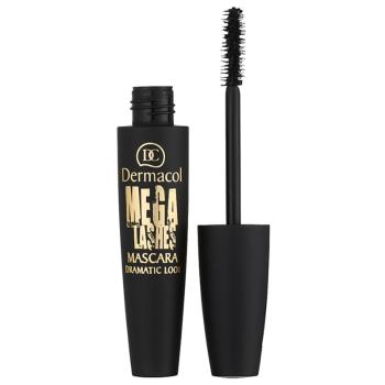 Dermacol Mega Lashes Dramatic Look řasenka pro objem a natočení řas odstín Black 13 ml