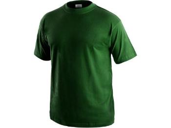 Tričko CXS DANIEL, krátký rukáv, lahvově zelená, vel. S